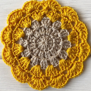 Cute easter decor Crochet coasters - Product Image 1
