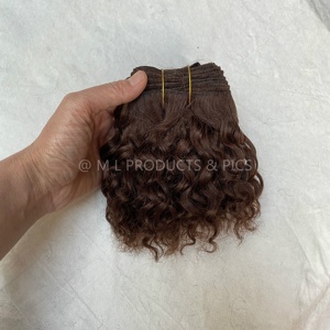 DIY Blythe ตุ๊กตาต่อผมแพะจามรีหาง<span class=keywords><strong>ผม</strong></span>4 # ชนิดหยิก - Product Image 4