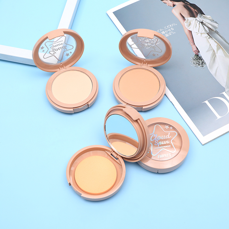 Private Label Bases Makeup Full Coverage Vegan Waterproof Pressed Powder Foundation