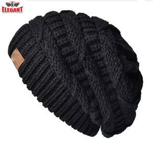 Bonnet d'hiver unisexe à revers 100% coton avec logo personnalisé, durable et élégant pour le sport - Product Image 3
