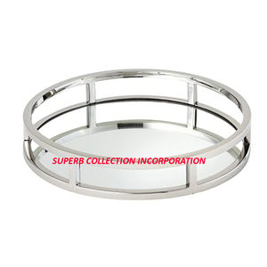 Customized Metal Stainless Steel Decorative Home Used Tabletop <b>Tray</b> Wholesale and Manufacturers OEM Factory Sale - Product Image 1