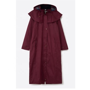 Manteaux de pluie longs pour femmes Votre logo Top Meilleure qualité Nouveaux manteaux de pluie longs pour femmes Pro Made - Product Image 1