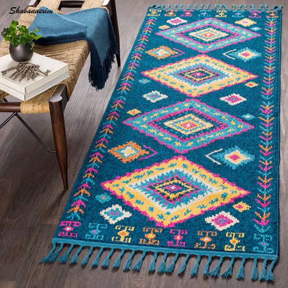 Prayer Kilim Rugs Turkish Picnic Mat for Living Room Bedroom Quick Dry Cotton Woven Rug Kitchen and Dining Room Floor Carpet