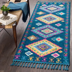 Oration-alfombra de algodón de secado rápido para cocina y comedor, tapete de pícnic turco para sala de estar y dormitorio
