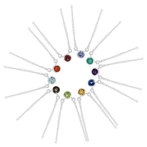 สร้อยอัญมณีหลายเม็ดสีเงินสเตอร์ลิงแบบ925สำหรับเป็นของขวัญแต่งงานสร้อยข้อมือแบบผลิตจากผู้ผลิต - Product Image 2