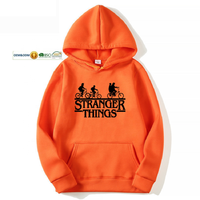 Sweat à capuche surdimensionné personnalisé de haute qualité, en molleton tricoté imprimé, mélange polyester/coton 320 GSM, épais et lourd, sans cordon