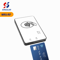 Lecteurs de cartes de contrôle d'accès USB Android MR5SE BT 4.0 LE avec décodeurs NFC pour solutions de point de vente (PDV) et adaptateur SIM ISO14443 Type A