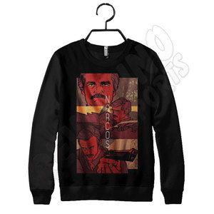 เสื้อสเวตเตอร์100% ไหล่ตกเสื้อสเวตเตอร์คอตตอนขนแกะปักโลโก้ตัวอักษรขนาดพิเศษใส่ได้ทั้งชายและหญิง - Product Image 3