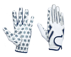 Gants d'équitation pour femmes, en cuir de vache véritable, avec Logo personnalisé, ne glisse pas, grande poignée - Product Image 6