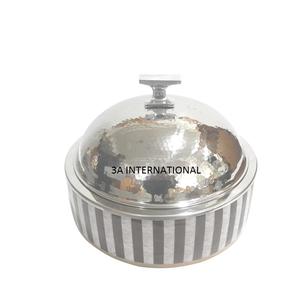 Classique élégant martelé Design pot en bois fournitures alimentaires casserole servant chauffe-plats vente chaude Hotpots vente d'usine - Product Image 2