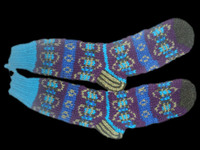 Baskets tendance en laine tricotées à la main Chaussettes confortables et élégantes