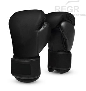 Guantes de boxeo profesionales MMA, Logo personalizado, cuero PU, Deportivos - Product Image 2