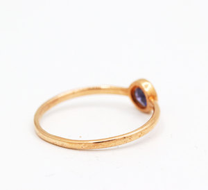 แหวนพลอยแทนซาไนต์ชุบทองคำแท้จากธรรมชาติ Memoria Jewels เงินแท้ 925 เครื่องประดับทำมือ ขายส่ง รับรองคุณภาพ - Product Image 5