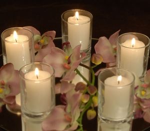 Soporte de vasos votivos de vidrio clásico - Product Image 1