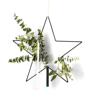 Wrought Iron Star Wall Hanging <b>Wreath</b> <b>Frame</b> - Product Image 1
