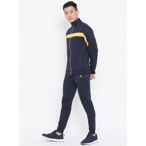 Survêtement personnalisé vierge en Spandex/Polyester, écologique, à séchage rapide, pour homme, avec doublure polaire et maille, vente en gros - Product Image 4