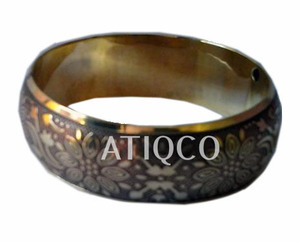 Nuevo brazalete indio de nácar, lo último y moderno, pulsera de Latón | Juego de brazaletes de latón hechos a mano, compra a los mejores precios - Product Image 4