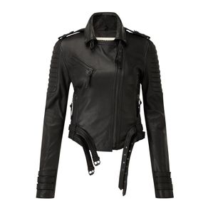 Venta caliente Chaqueta de cuero al aire libre para las mujeres Nuevas llegadas Ropa de invierno Ajuste elegante Diseño único Abrigo de moda para mujer - Product Image 4