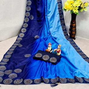 New Traditional Look Wedding Wear Dola <b>Silk</b> Hot Fix Diamond Work Saree with Blouse Piece Indian Women Wear Sari Wholesale Surat Ethnic - Product Image 1