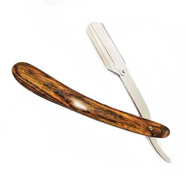 Barber Wooden handle High quality shaving razor single edge blade holder CER-1 (49)