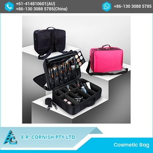 Bolsa de cosméticos de Material de terciopelo PU, organizador de maquillaje, bolsa de viaje - Product Image 6