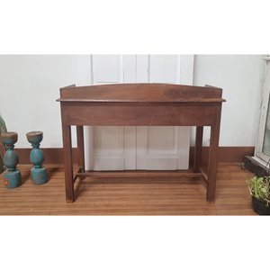 Cổ Điển Gỗ Tếch Bàn Viết Cổ Ấn Độ Đồ Nội Thất Ổn Định Cổ Cổ Đồ Nội Thất Ấn Độ Bàn Viết - Product Image 5