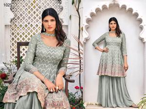 Indian Designer Georgette Embroidery Salwar Kameez <b>Suit</b> for <b>Women</b> Pakistani Concept <b>Wedding</b> Party Dress From Surat for Girls - Product Image 6