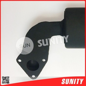 Silencieux de tracteur agricole ZB600 personnalisé de ventes directes d'usine de Taiwan Sunity pour le silencieux de moissonneuse KUBOTA ZB600 - Product Image 2
