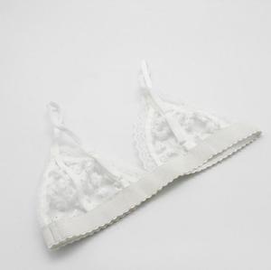   แฮนด์เมดแฮปปี้เนส ไวท์ บราเล็ตต์,บราลูกไม้ลายดอกไม้ - Product Image 1