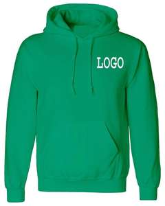 Sweats à capuche en molleton de coton 100% de haute qualité pour hommes, sweats longs imprimés unis, collection grande taille tricotée, hiver, vente en gros - Product Image 3