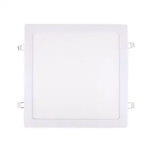 Painel de luz de led de 24w, painel de luz de teto quadrado redondo, luz embutida slim, alta qualidade para ambientes internos