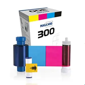 适用于magicard 300打印机的塑料卡打印机色带Cinta de impresora MC300 YMCKO彩色色带