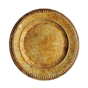 Finest Quality Steel <b>Gold</b> Color <b>Charger</b> <b>Plate</b> For Dinnerware And Hotelware Under <b>Plate</b> At Affordable Prices - Product Image 4