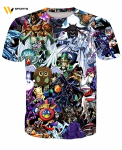 Camiseta de poliéster 100% personalizada de fábrica, estilo de calle principal, totalmente impresa por sublimación, característica sostenible y antipilling. - Product Image 1