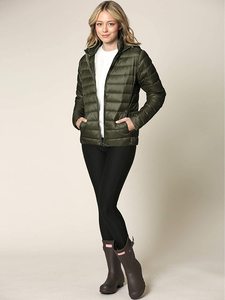 Chaqueta Bomber de alta calidad para mujer, Cazadora Bomber de alta calidad, impermeable, con capucha, 100% poliéster - Product Image 5