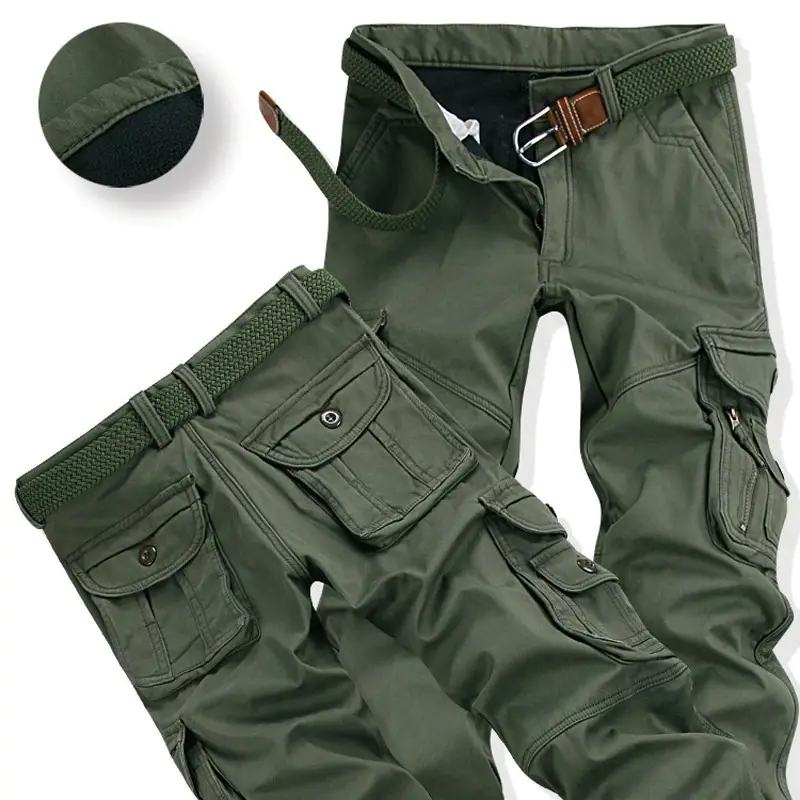 Commercio all'ingrosso plus size pantaloni e jeans con 6 Tasca OEM Mens Pantaloni Cargo Pantaloni