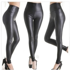 Klalien-pantalon Slim en Faux cuir pour femme, Leggings Slim en polaire épais, mode automne-hiver 2021 - Product Image 1