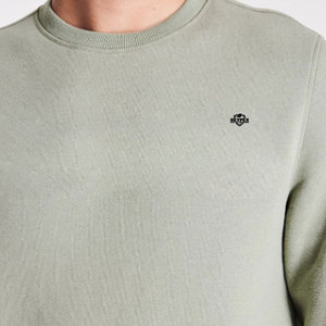 Sudadera de alta calidad de tendencia 2025 con cuello redondo último diseño OEM sudadera lisa de algodón hecha a medida para hombre - Product Image 2