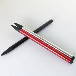 cheap stylus Capacitance resistance screen universal 2 in 1 touch pen stylus for GPS mobile phone stylus