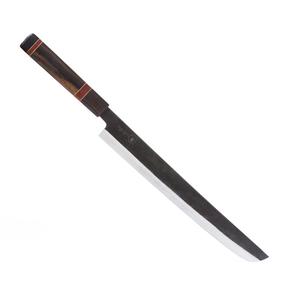 ราคาถูกมีดครัวญี่ปุ่นคุณภาพสูง Sashimi เครื่องตัด340ปลาเครื่องตัดมือปลอม Ebony จากเวียดนาม - Product Image 1