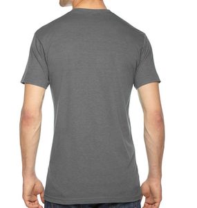 เสื้อยืดคอกลมทรงสปอร์ตสำหรับผู้ชายแบบสั่งทำพิเศษ ผ้าทริบลน์ พรีเมียม นุ่ม ยืดหยุ่น สวมใส่สบาย - Product Image 2