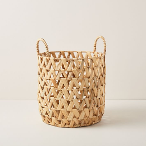 Offre Spéciale 2022 écologique Zigzag Ronde Bambou De Stockage Panier/Panier à la main Décor À La Maison - Product Image 2