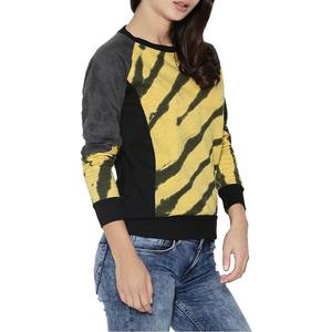 Logotipo personalizado de las mujeres 80% de algodón y 20% de poliéster sudadera cuello redondo oversize caliente de la venta de productos - Product Image 2