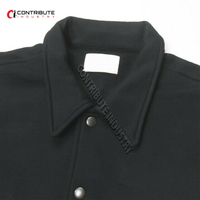 Veste imperméable vierge pour homme, à boutons, coupe-vent, vente en gros,