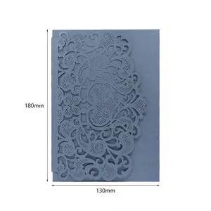 Winp sheng 3d neues Design Einladung karte laser geschnittene Hochzeits karte Einladung karten 3d Laser Hochzeit lädt ein