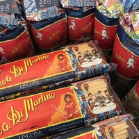 Pasta Rigatoni de Trigo Duro Italiano, Secado Lento, Sin Refinar, PGI Pasta Di Gragnano IGP, Formato Mezzi Canneroni 500g, Di Martino, Alta Calidad