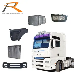 Bodi Truk Eropa Buatan Taiwan Bumper Truk, Cermin, Lampu, Fender untuk Suku Cadang Truk Pria