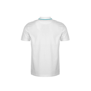 Polo en coton 100% pour homme avec motif manches courtes tissu tricoté respirant grande taille - Product Image 3