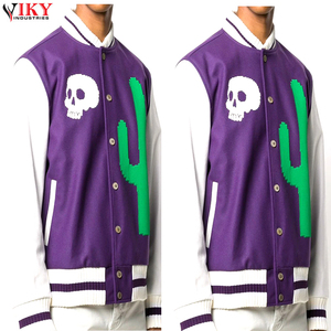 Letterman-Chaqueta de chenilla bordada, diseño personalizado, chenilla de béisbol - Product Image 5