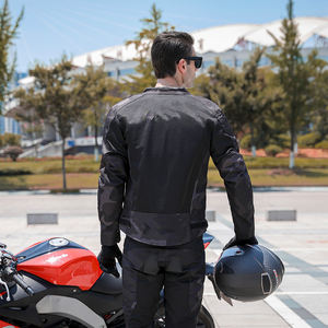 Chaqueta vaquera para motocicleta, abrigo de motociclista a prueba de viento, equipo de protección - Product Image 6